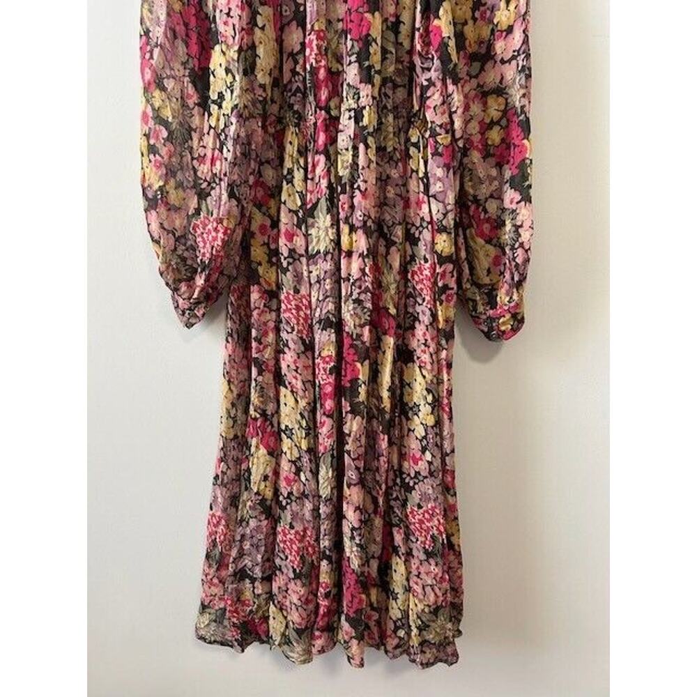 Polo by Ralph Lauren Floral Maxi Dress in Pink, Yellow and Green - Picture 7 of 10